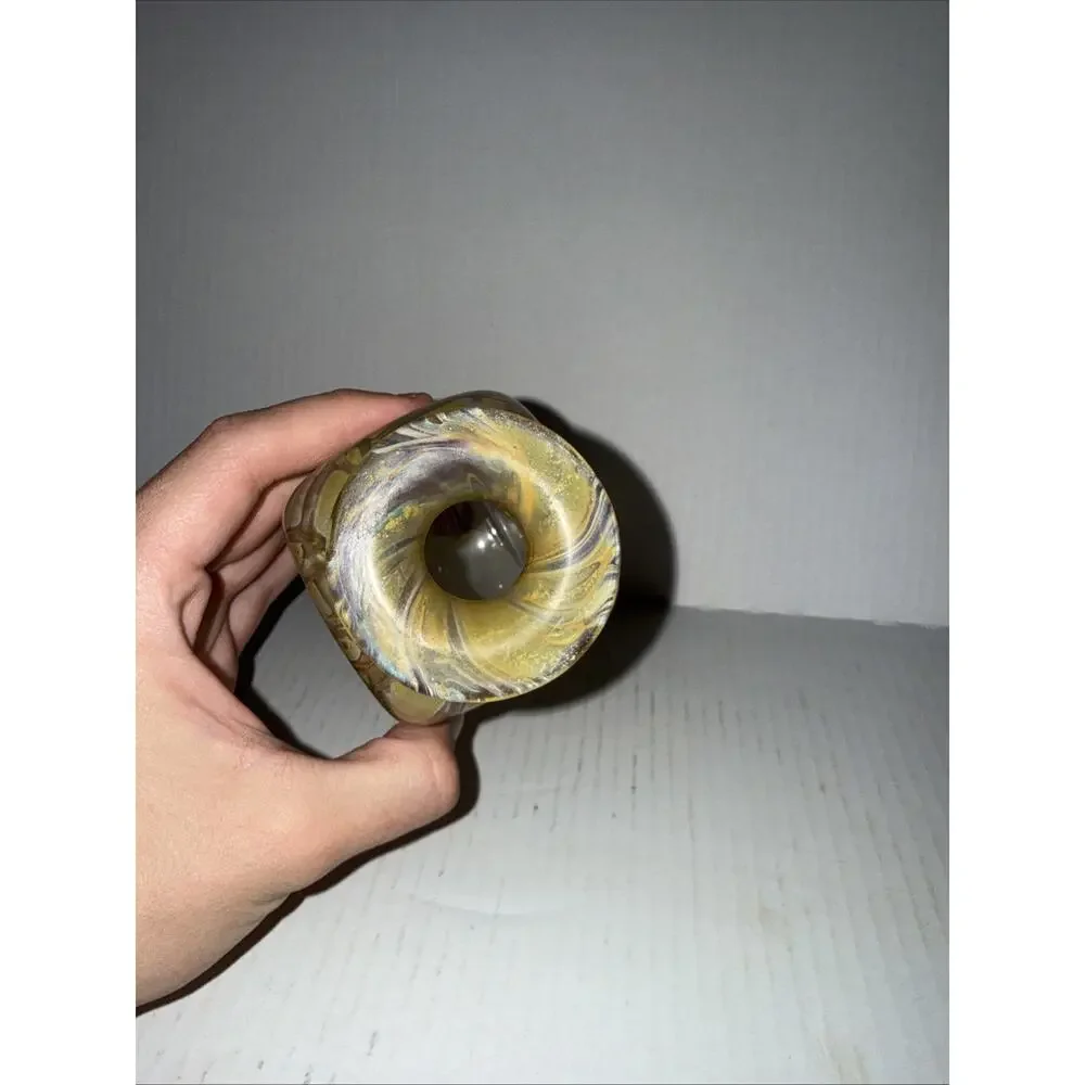 RARE Vintage Mdina Malta Art Glass Earth Series 70s Bottle Vase